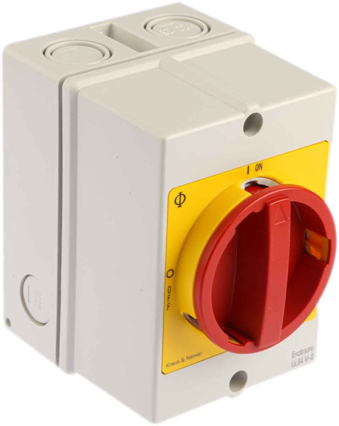 Acil Stop Şalterleri, 3 Kutuplu, 5,5 kW, 20 A, IP66, IP67