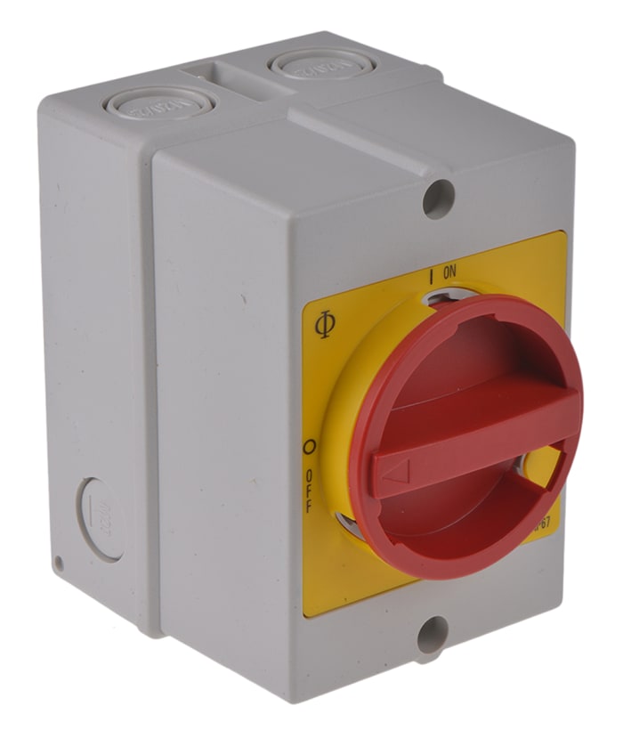 Kraus & Naimer 3P Pole Isolator Switch - 32A Maximum Current, 11kW Power Rating, IP66, IP67