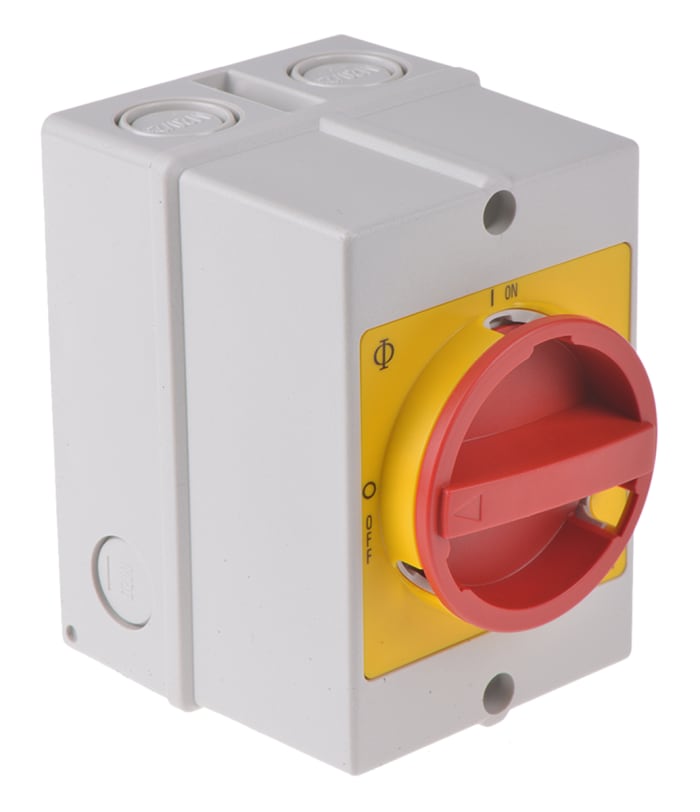 Kraus & Naimer 4P Pole Isolator Switch - 20A Maximum Current, 5.5kW Power Rating, IP66, IP67