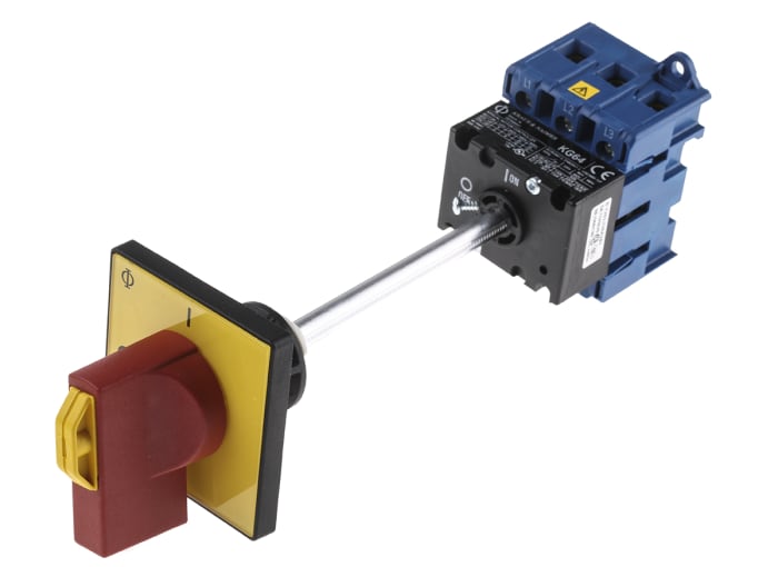 Kraus & Naimer 3P Pole Isolator Switch - 63A Maximum Current, 22kW Power Rating, IP65