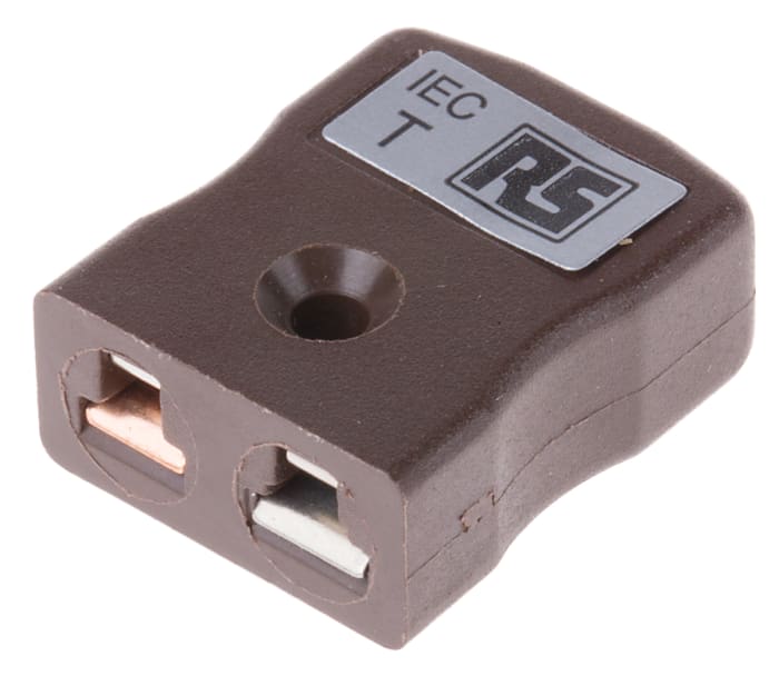 RS PRO Miniature Thermocouple Connector for Use with Type T Thermocouple, 4mm Probe, IEC, RoHS Compliant Standard