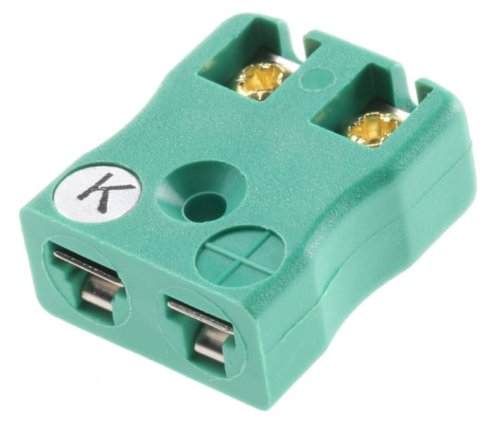 RS PRO, Miniature Miniature PCB Socket Connector for Use with Type K Thermocouple, 4mm Probe, IEC, RoHS Compliant