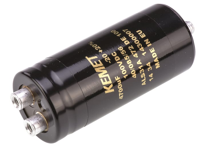 ALS31A472DE100 KEMET KEMET 4700μF Aluminium Electrolytic Capacitor