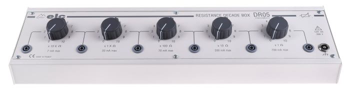 Boîte à décades de résistance ELC, résolution 1Ω, 0.5W