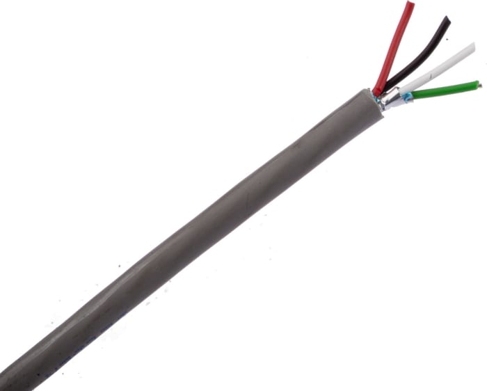 Belden 8723NH Series Multipair Industrial Cable, 2 Pairs, 4 Cores, 0.33 mm², Screened, 22 AWG, 304m, Screened Shield,