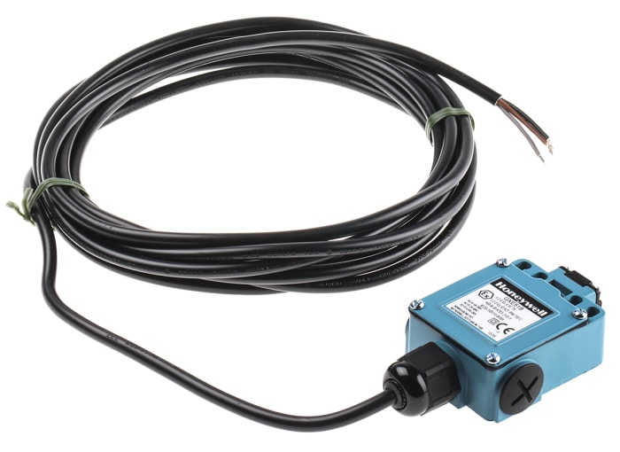 Honeywell GXE Series Plunger Limit Switch, NO/NC, IP67, SPDT, Die Cast Zinc Housing, 240V ac Max, 4A Max
