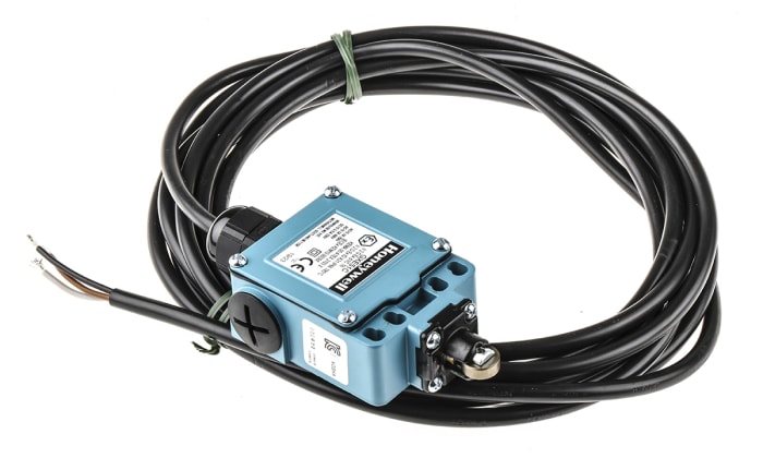 Honeywell GXS Series Plunger Limit Switch, NO/NC, IP67, SPDT, Die Cast Zinc Housing, 240V ac Max, 4A Max