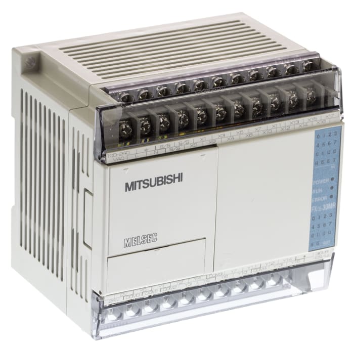 Mitsubishi FX1S Series PLC CPU for Use with FX1S Series, Relay Output, 16 (Digital)-Input, Digital Input