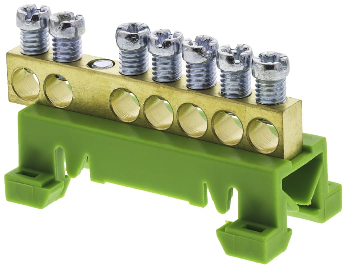 Entrelec, DBTI Earth Bar for use with  for use with Terminal Blocks