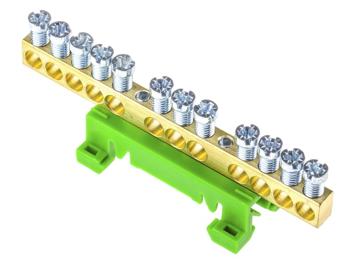 Entrelec, DBTI Earth Bar for use with  for use with Terminal Blocks