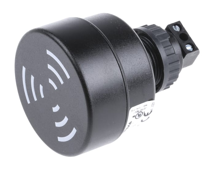 Werma Wall Mount Buzzer, 24 V ac/dc, 80dB at 1 m, IP65, AC, DC, Single-Tone