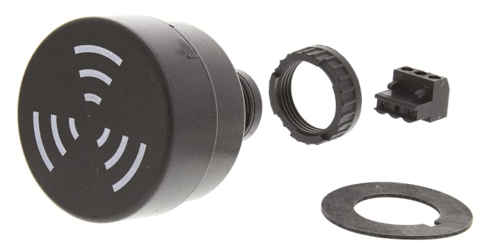 Werma Wall Mount Buzzer, 230 V ac, 80dB at 1 m, IP65, AC, Single-Tone