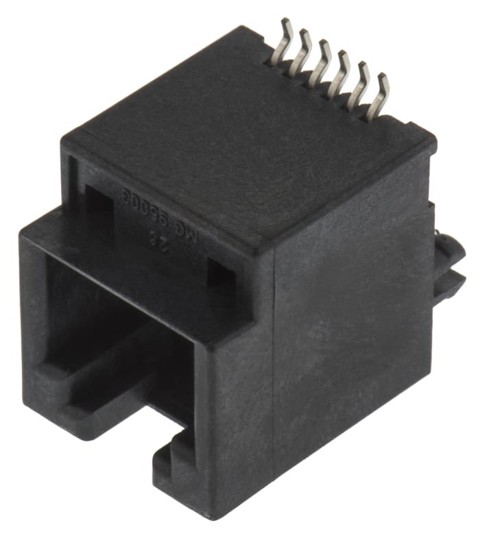 Molex 95503 Series Female RJ11 Connector, Surface Mount Vertical 6P6C -Way