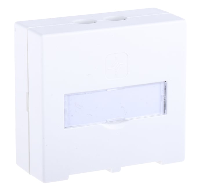 RS PRO Angled Cat6 2 Way RJ45 Surface Mount Socket,With STP Shield Type