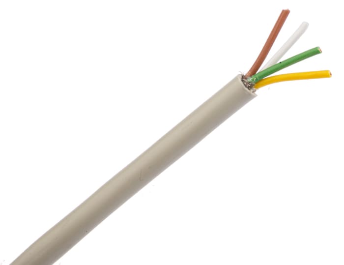Câble de commande Lapp, 3 x 1,5 mm², 16 AWG, gaine en PVC, Gris, 50m