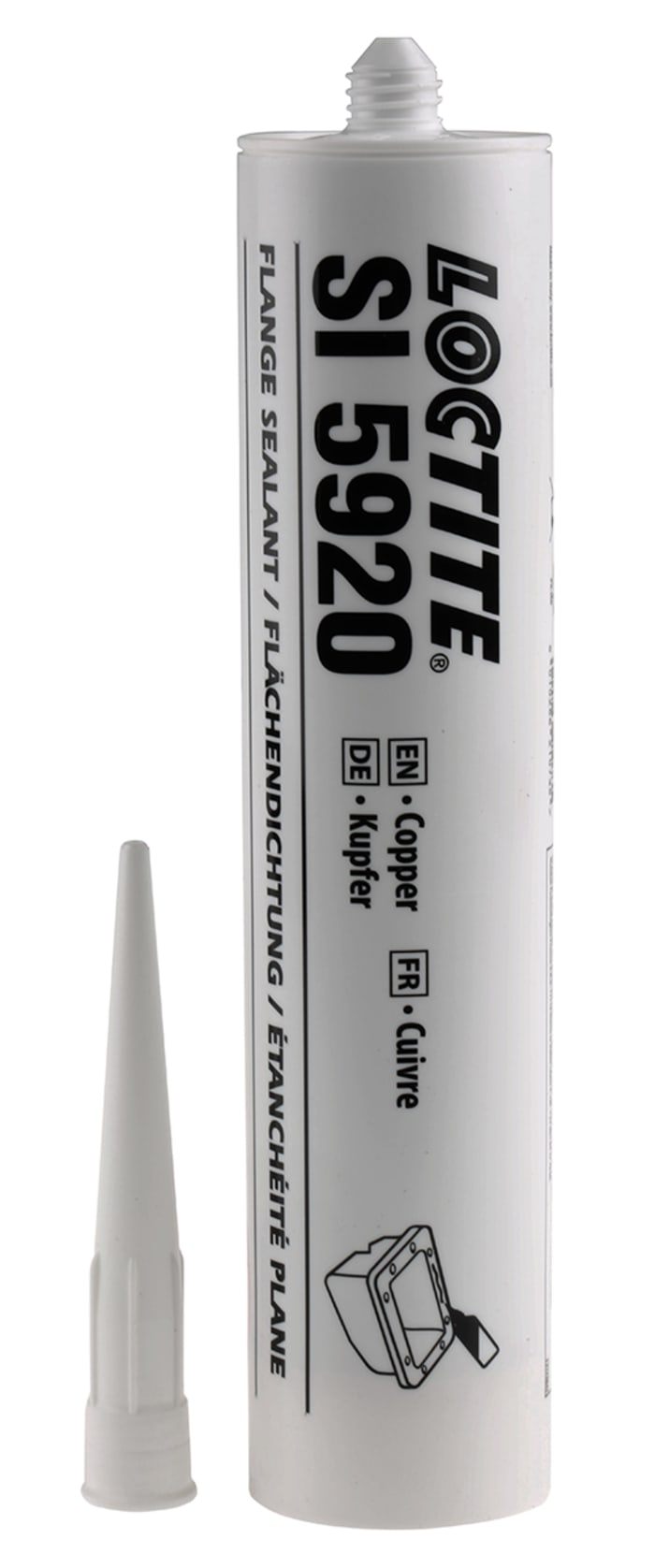 Loctite 5920 Gasket Sealant Paste for Flange Sealant, Gasket Sealing 300 ml Cartridge