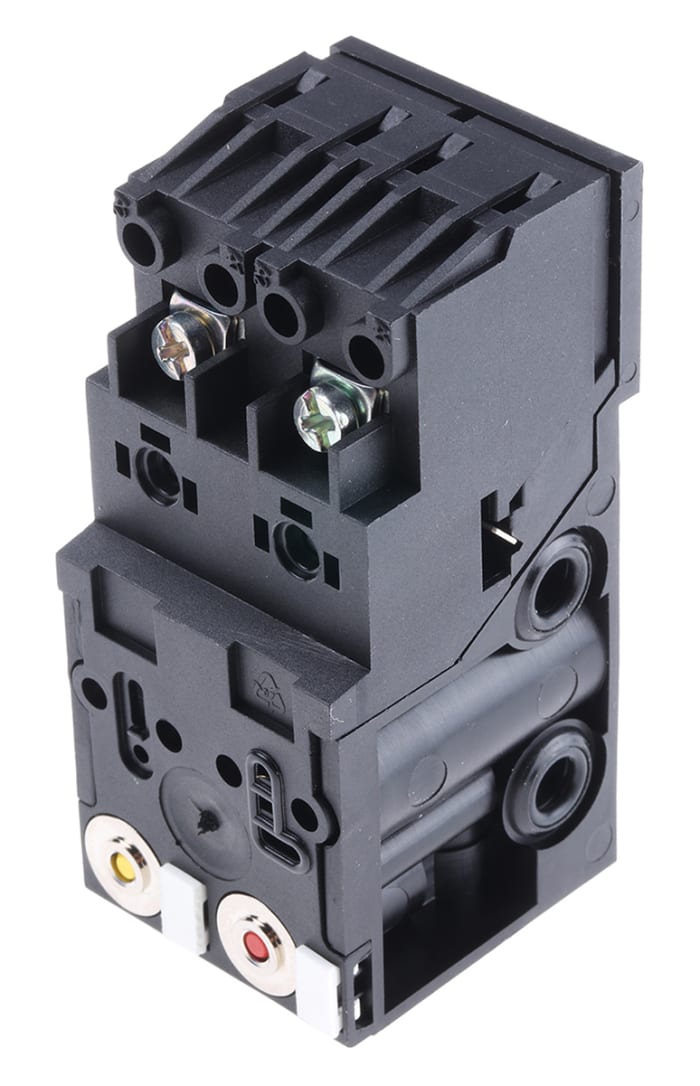 Electroválvula neumática Parker, Serie PS1, Función 4/2, Solenoide/Solenoide, Colector de Carril DIN, 200l/min