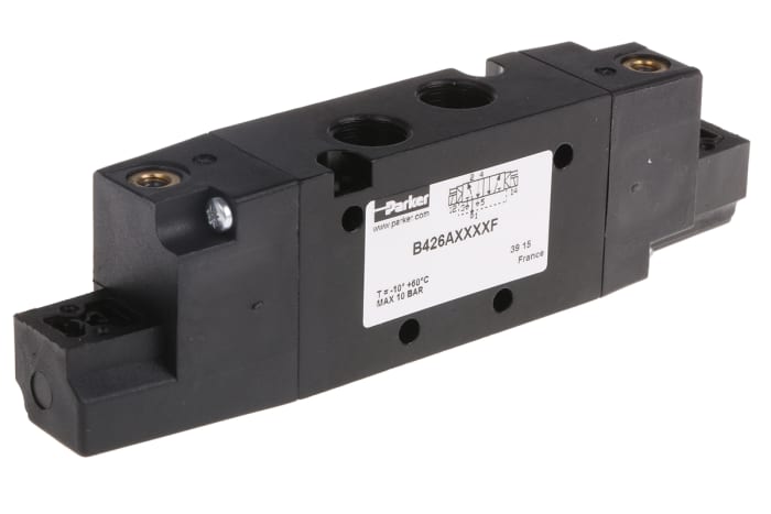 Parker 5/2 Pneumatic Solenoid Valve - Solenoid/Solenoid G 1/4 B Series