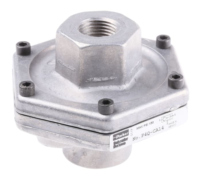 Parker Quick Exhaust Valve, G 1/2 Female x 10 bar, Threaded