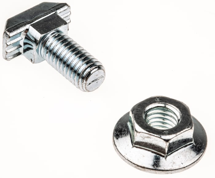 Bosch Rexroth M8 T-Head Bolt, Connecting Component, Strut Profile 40 mm, 45 mm, 50 mm, 60 mm, Groove Size 10mm