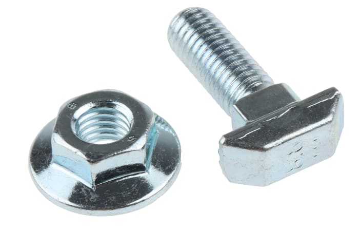Bosch Rexroth M8 T-Head Bolt, Connecting Component, Strut Profile 40 mm, 45 mm, 50 mm, 60 mm, Groove Size 10mm