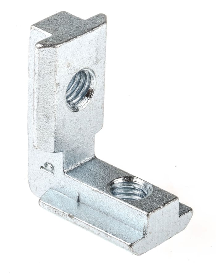 Bosch Rexroth M8 Inner Bracket, Connecting Component, Strut Profile 40 mm, 45 mm, 50 mm, 60 mm, Groove Size 10mm