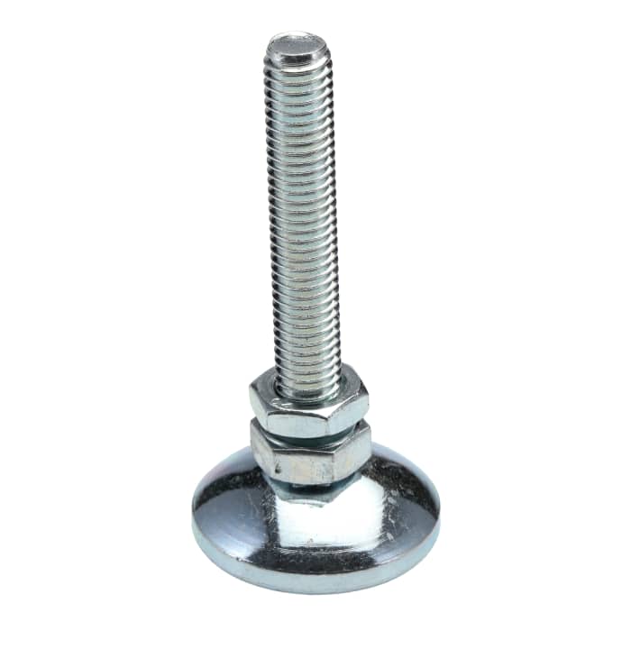 Bosch Rexroth Ayarlanabilir Ayak, Galvanizli Çelik, M8 Dişli, 8 mm, 10 mm Kanallar İçin