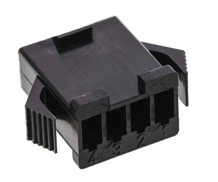 SMP04VBC JST JST, 4 Way, 1 Row, Straight Terminal Block Plug 392