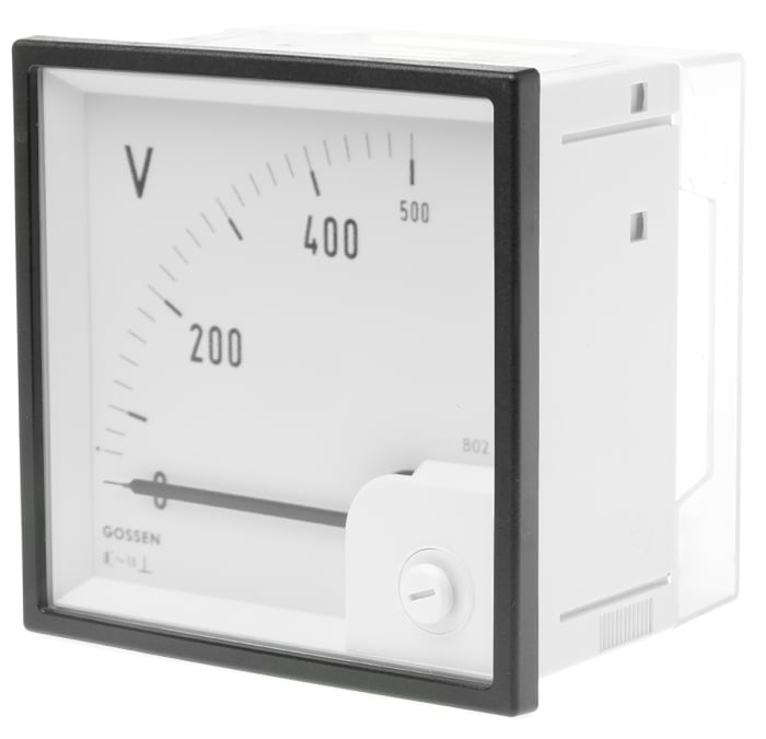 GILGEN Muller & Weigert Analogue Voltmeter AC Class 1.5, 92 x 92 mm