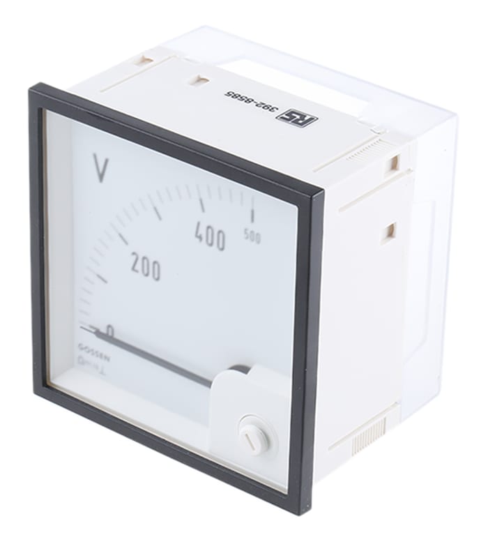 GILGEN Muller & Weigert Analogue Voltmeter DC Class 1.5, 92 x 92 mm