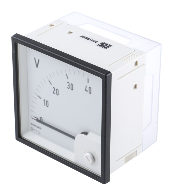 GILGEN Muller & Weigert Analogue Voltmeter DC Class 1.5, 92 x 92 mm