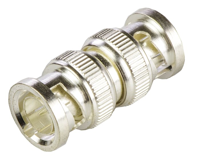 TE Connectivity Straight 75Ω RF Adapter BNC Plug to BNC Plug 2GHz