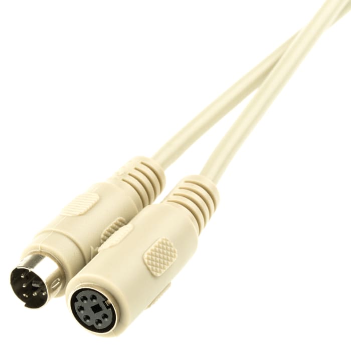 Roline Male PS/2 to Female PS/2,  Cable 3m