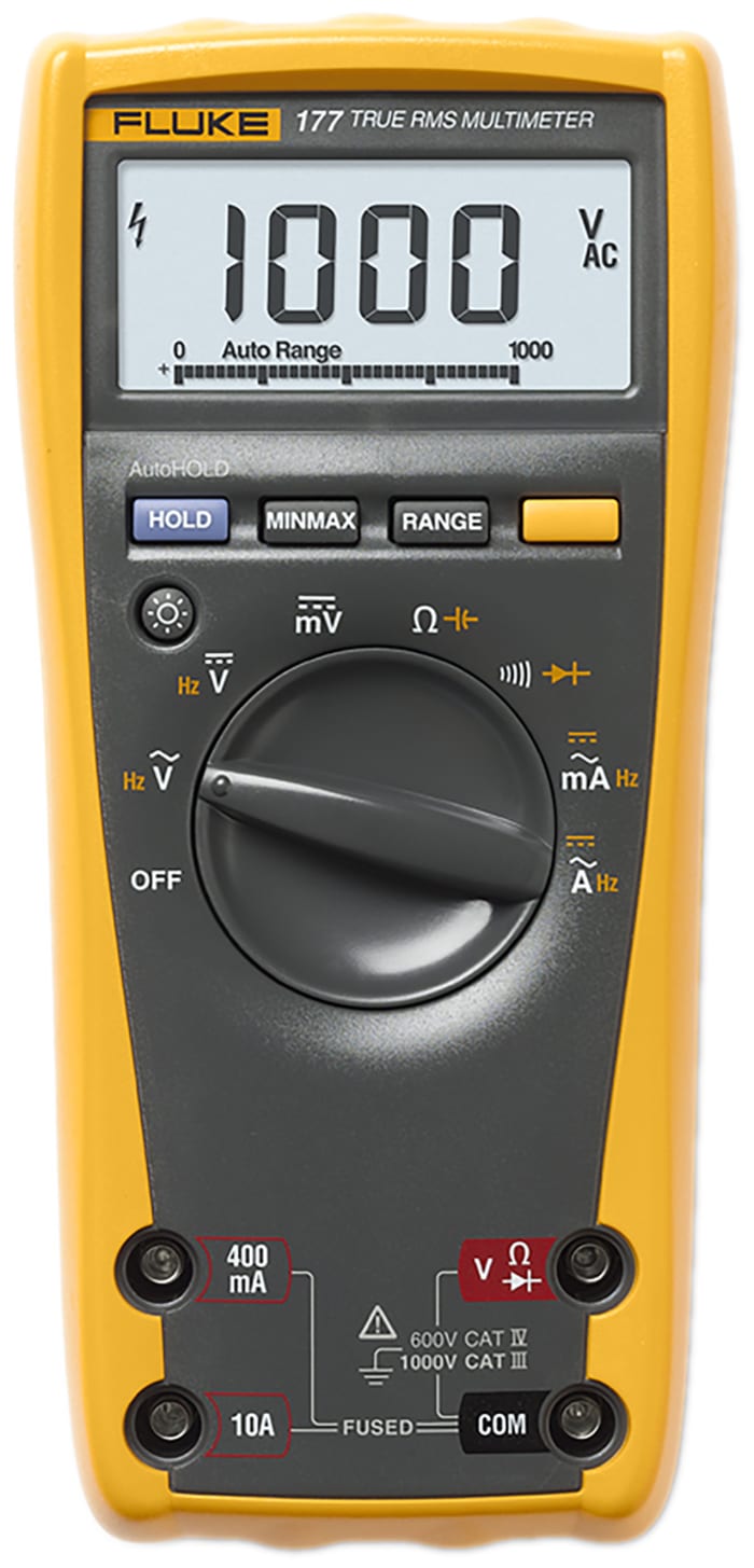 Multimetr Ruční 10A ac 1000V ac, číslo modelu: 177 Fluke