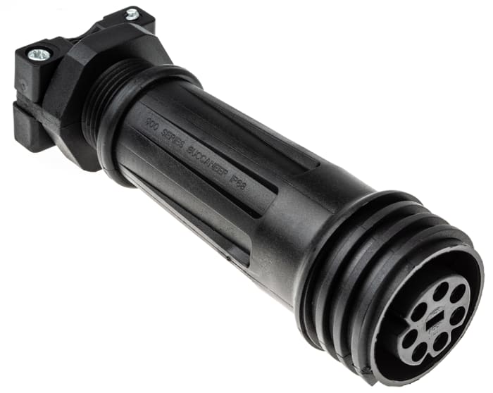 Bulgin Circular Connector, 7 Contacts, Cable Mount, Socket, Female, IP68, Buccaneer 900 Series