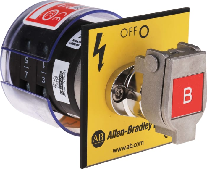 Allen Bradley Guardmaster 440T Safety Interlock Switch, 4NO, Keyed, Stainless Steel, Mechanical Lock