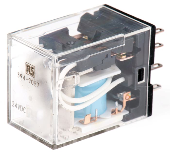 4PDT industrial relay,3A 24Vdc coil