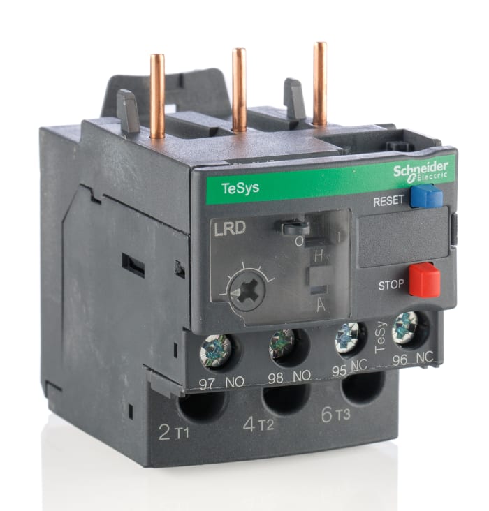 Schneider Electric LRD Overload Relay 1NO + 1NC, 2.5 → 4 A F.L.C, 4 A Contact Rating, 3P, TeSys