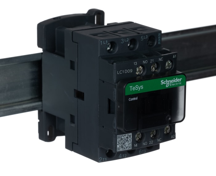 Schneider Electric TeSys D LC1D Contactor, 24 V ac Coil, 3-Pole, 9 A, 4 kW, 3NO, 690 V ac