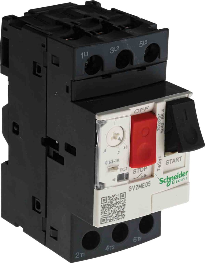 Schneider Telemecanique GV2-ME05C Motor Circuit Breaker – 0.63 To 1 Amp – New