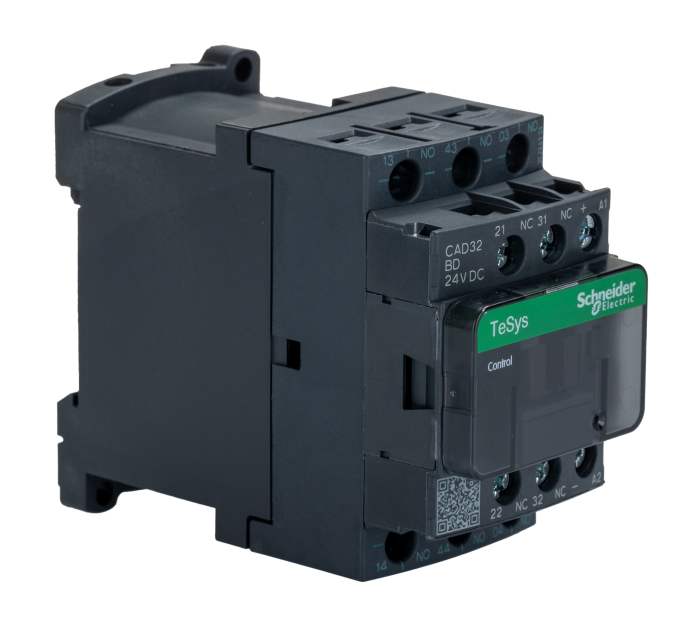 Schneider Electric TeSys CAD Contactor, 24 V dc Coil, 10 A, 3NO + 2NC, 690 V dc