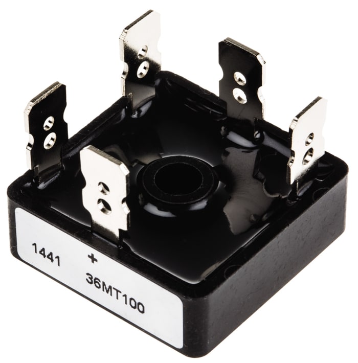 Vishay Bridge Rectifier, 35A, 1000V, 3-phase, 5-Pin