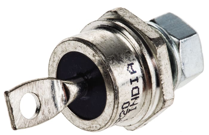 Diodo, VS-85HFR20, Rectificador de recuperación, 85A, 200V Conexión de silicio, DO-5, 2-Pines 1.2V