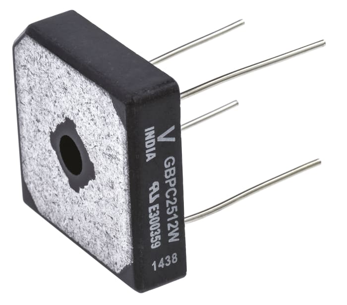 Vishay Bridge Rectifier, 1200 V 420 A, 4-Pin Single