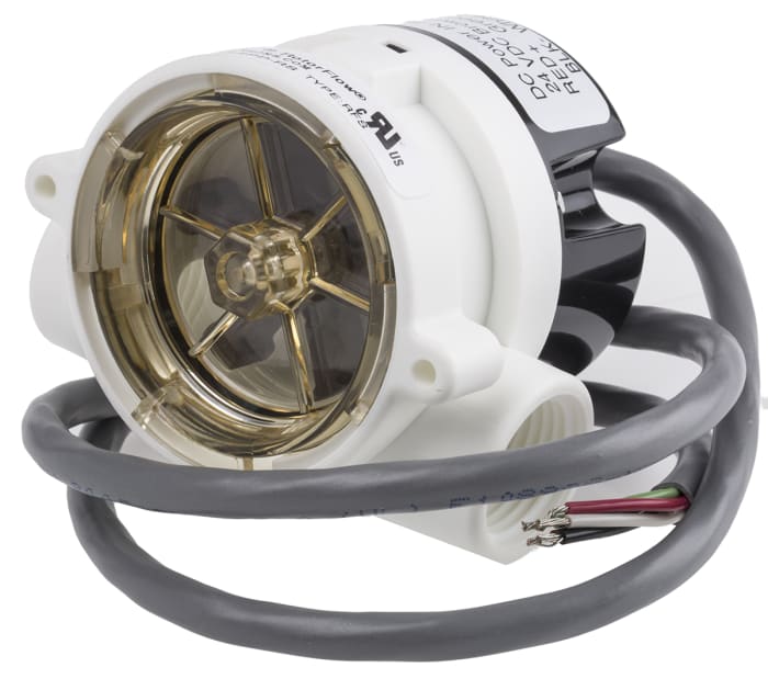 Gems Sensors RotorFlow Electronic Flow Sensor, 15 L/min → 75 L/min, RFS Series