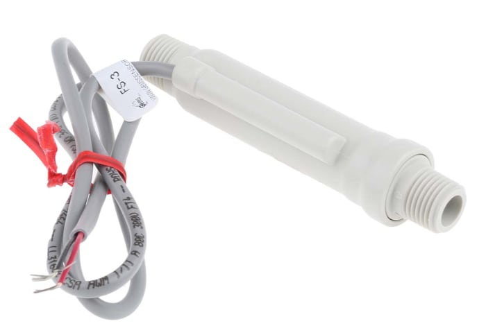 Gems Sensors FS-3 Series Piston Flow Sensor for Liquid, 2 L/min Max