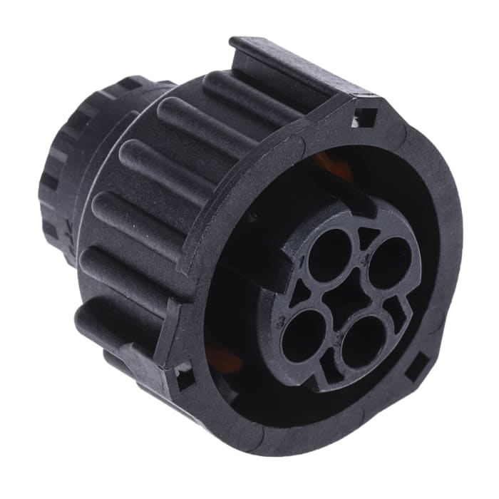 TE Connectivity 4 Pole Din Socket, DIN 72585 IP67, IP69, Bayonet, Female