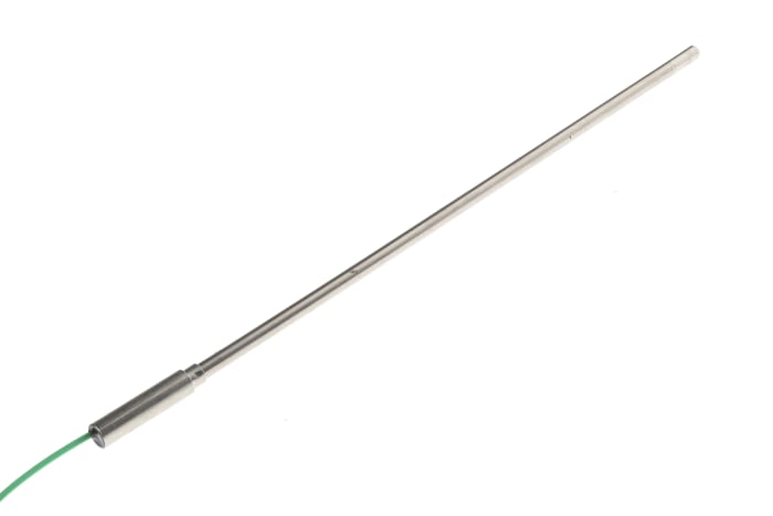 RS PRO Type K Mineral Insulated Thermocouple 250mm Length, 6mm Diameter → +1100°C