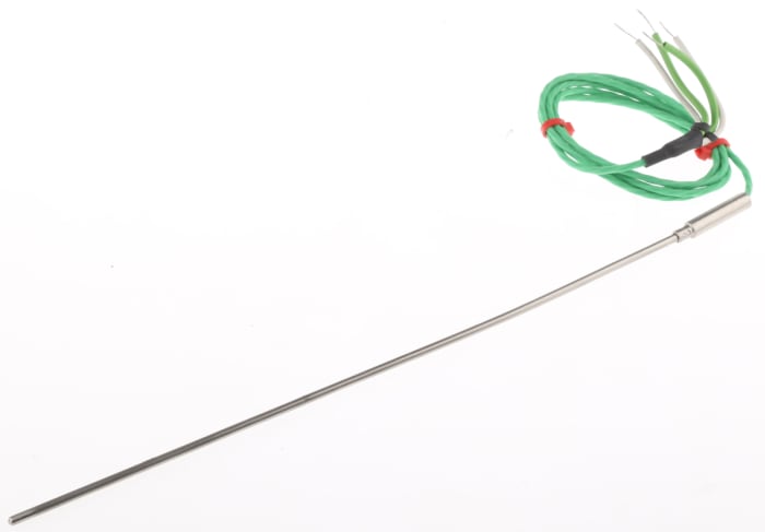 Thermocouple à isolation minérale RS PRO type K Ø 3mm, L 250mm, +1100°C max à Raccord dénudé