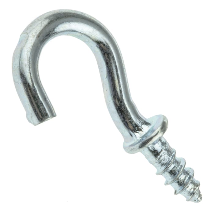 RS PRO, RS PRO Steel, Screw J Hook, 20mm, 7mm, 397-4904